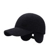 YAMEE Men's Winter Baseball Cap with Fold-Out Ear Protection, Autumn