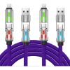 2 Pieces 4 In 1 Data Cable Type-c Fast Charging