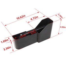JeCar for TJ Storage Tray Center Console Gear Shift Storage Organizer Accessories for Jeep Wrangler TJ 1997-2006