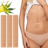 Ptwola 60 Pcs Castor Oil Pack Wrap for Belly Button
