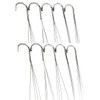 ILUVUMOREI 10 Pack 24" 4 Wire Steel Hook Hanger, Gardening