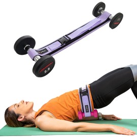 Dumbbell Hip Thrust Belt,Thick Padding Booty Belt for Hip Thrust,Dumbbell Belt for Hip Thrust,Glute Trainer and Booty Builder Purple