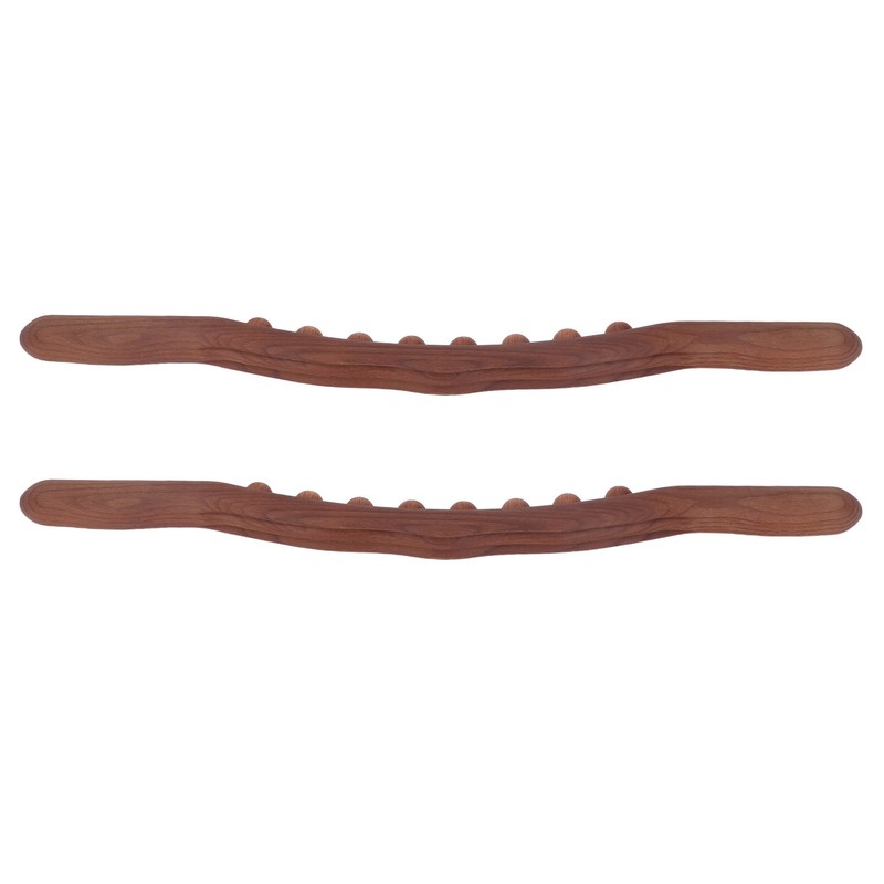 2Pcs Wooden Scraping Stick 8 Massage Dots Large Contact Multifunction