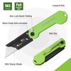 WORKPRO 3-Pack Folding Utility Knife, Razor Blade Knife with Safety