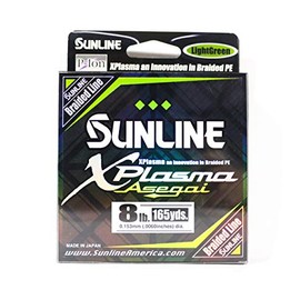 Sunline Unisex-Adult Xplasma Asegai 63043200, Light Green, 8LB Test/165 YD