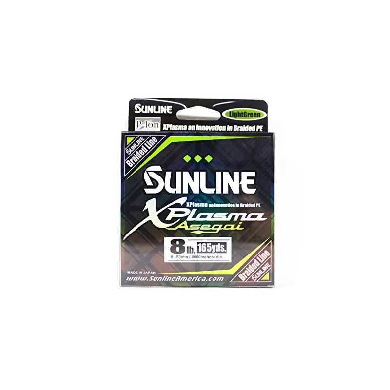 Sunline Unisex-Adult Xplasma Asegai 63043200, Light Green, 8LB Test/165 YD