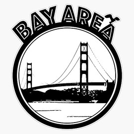 HOF Trading Bay Area Vinyl Sticker Waterproof Decal Laptop Wall Window Bumper Sticker 5 (HOF-VETERAN-STICKERS-006)