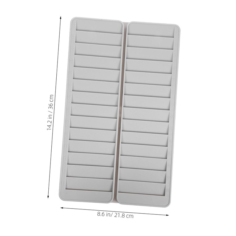SHINEOFI Rack 28 Pocket Slots Wall Mounted Holder Employee Attendance