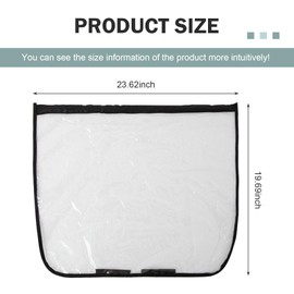 Diamall 1 PC EV Charger Plug Port Cover, Outdoor Rain Sun UV Snow Dust All-Weather Protection, Ma-gnetic EV Charger Port Cover, Car Charging Accessories for Most Electric Vehicles (Transparent)