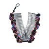 HairZing Stretch Banana Clip with Ethnic Cord Knot - Sturdy