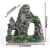Inodoca Aquarium Hideaway Rocks and Mountain View Aquarium Ornament Set