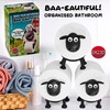 Black Sheep Toilet Paper Holder - Whimsical Free-Standing Bathroom Accessory