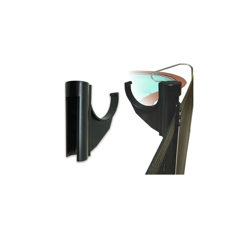 Pool Fence DIY by Life Saver Omni-Hanger Fence Hook, 2-Pack