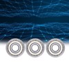 20PCS Miniature Ball Bearings Lightweight Iron Sealed Deep Groove Bearing