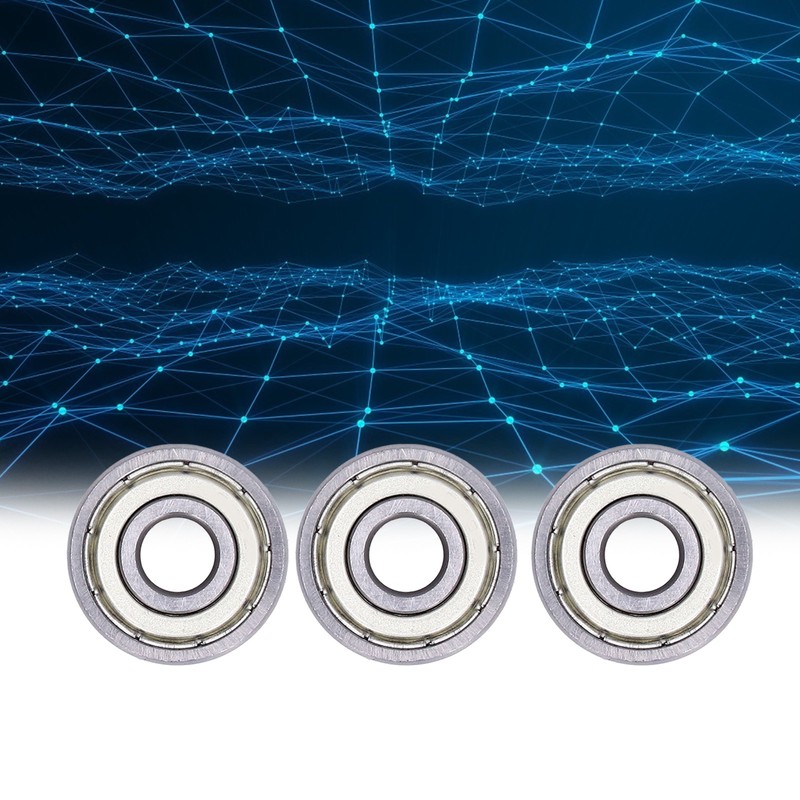 20PCS Miniature Ball Bearings Lightweight Iron Sealed Deep Groove Bearing