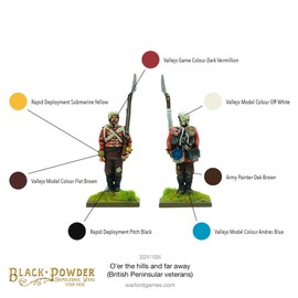 Warlord Games O'er The Hills And Far Away (British Peninsular Veterans) - 28mm Scale Miniatures for Black Powder Highly Detailed Napoleonic Era for Table-top Wargaming