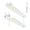hykolity 4FT LED Shop Light with Reflector,5500LM,3 Power Level&3CCT