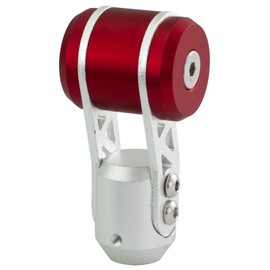 Thruifo Gear Shift Knob, Joystick Shape Aluminum Alloy Automatic Manual Car Stick Shifter Handle Fit Most MT Transmissions, Red
