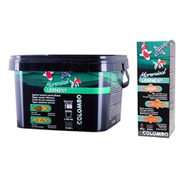 Colombo Lernex® 400 g against skin worms (gyrodactylus), gillworms (Dactylogyrus) and filamentworms (nematodes).
