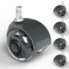 Office Chair Wheels 2" Desk Chair Caster Wheels Smooth Roller