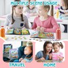 GSrenyu 2 Pcs 3-in-1 Magnetic Puzzles for Toddlers, Toddler Jigsaw