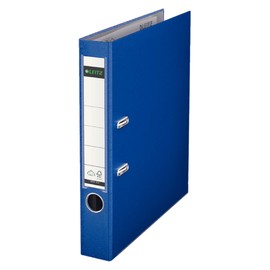 Leitz 10155068 50mm A4 Spine 180 Degree Plastic Lever Arch File - Blue