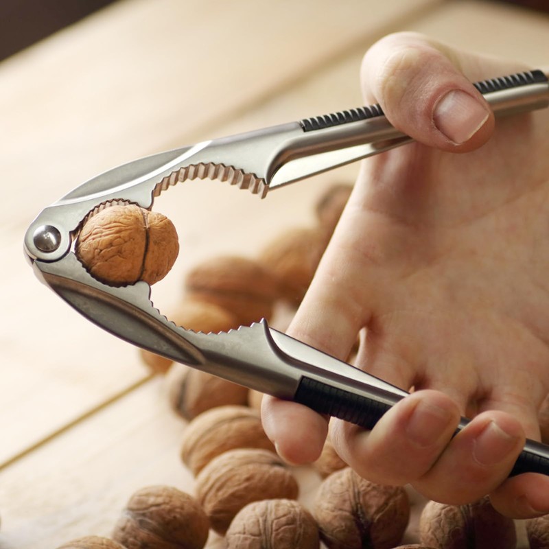 YILANJIN Nutcracker, Metal Nutcracker, Walnut Cracker, Nutcracker Walnuts with Walnut