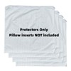 4 Pack Feather Proof Pillow Protectors 18x18 Waterproof Cover for