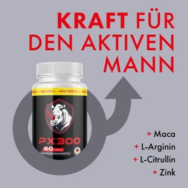 PX300 Strong Caps | Support Daily Use | 60 Capsules 3x