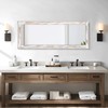 AAZZKANG Wall Mirror Full Length with Wood Frame 43"x14" Rustic