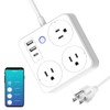 Multicontacto Inteligente con USB, EASYTAO Smart Power Strip, Enchufe Inteligente,