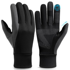 OZERO Men's Waterproof Thermal Gloves, Touchscreen Winter Gloves, Driving Gloves, Cycling Gloves, Running Gloves (XL)
