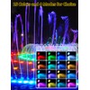 T-SUN RGB Pond Light LED Underwater Pond Lights Submersible Fountain