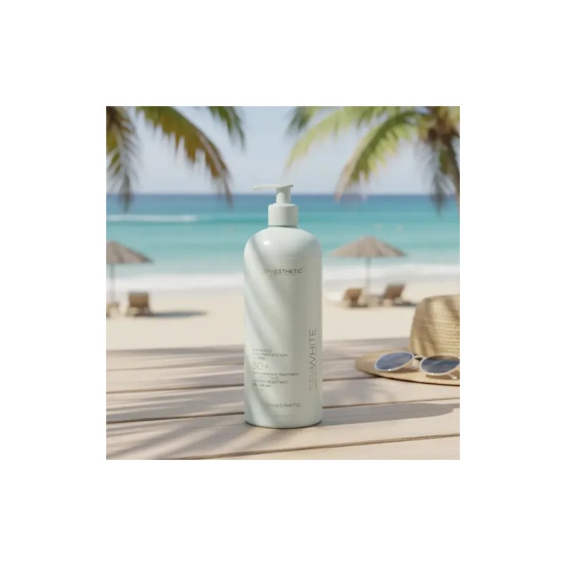 Pantalla Solar Aclarante Y Despigmentante Spawhite De 1 Kg