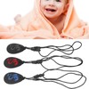 3pcs Baby Teethers Necklace Silicone Refrigerable Heat Resistant Soothing Gum
