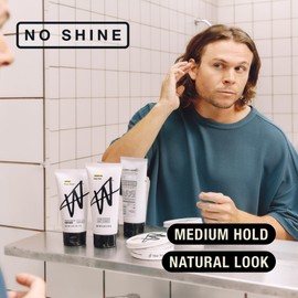 W By Jake Paul Pomade for Men, No Shine, Mens Hair Clay, Medium Hold, 2.6 oz