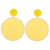 Healvian 1 Pair Cute Orange Shape Dangle Earrings for Women