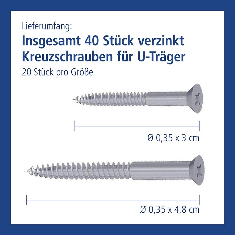 Element System Screws for Brackets Shelf Brackets – Pack of