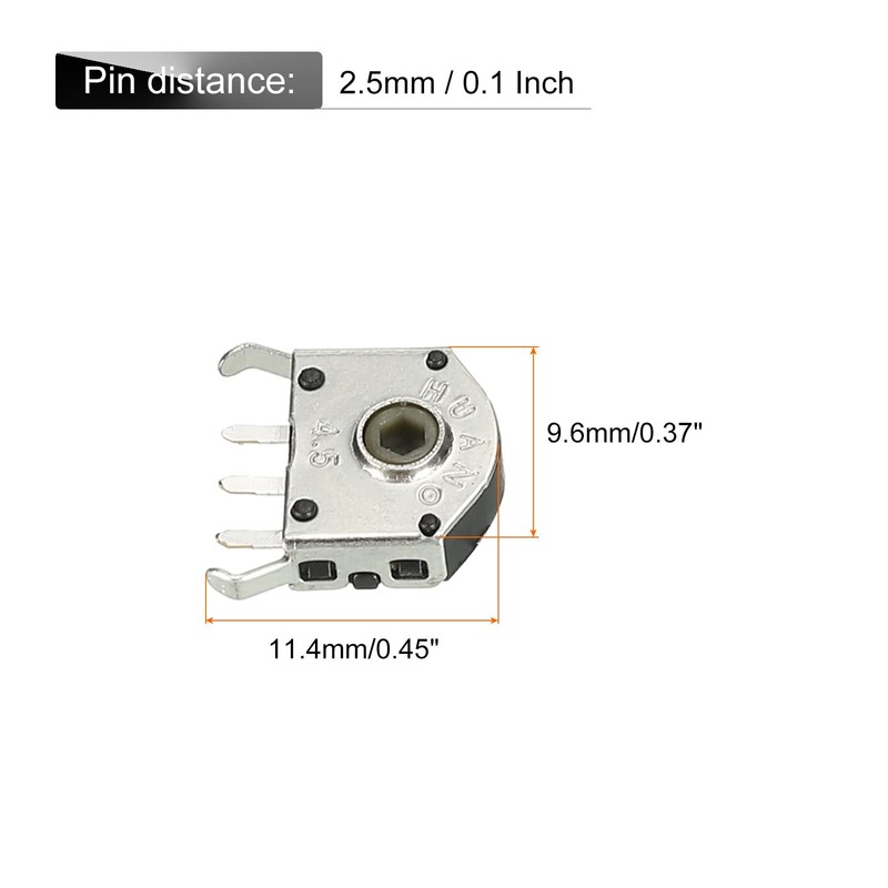 MECCANIXITY Mouse Wheel Encoder 4.5mm 300W Time Accurate Decoder Rotary