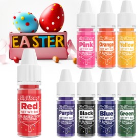 SigWong Oil Based Food Coloring - 8 Colors Upgraded Food Coloring for Chocolate, SigWong Oil Based Food Dye for Cake Decorating, Baking, Cookies, Icing Frosting, Fondant - 0.25 Fl.Oz/Bottles