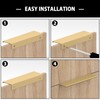 Peaha 10 Pack Cabinet Handles Brushed Brass Kitchen Drawer Pulls