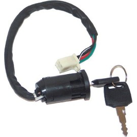4-WIRES KEY SWITCH WIRE IGNITION SET wit MALE PLUG for Chinese made 110cc 125cc 150cc 200cc 250cc 300cc ATV