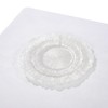 U-QE 60PCS White Plastic Plates - Pearl White Plates Disposable&Reusable