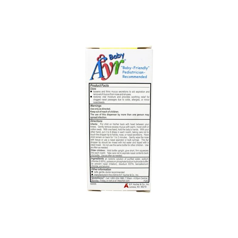 Ayr Bby Nasal Mist Tamaño 1.0 fl oz