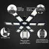 PINSAI 2 Packs LED Garage Light,Super Bright Screw in E26/E27