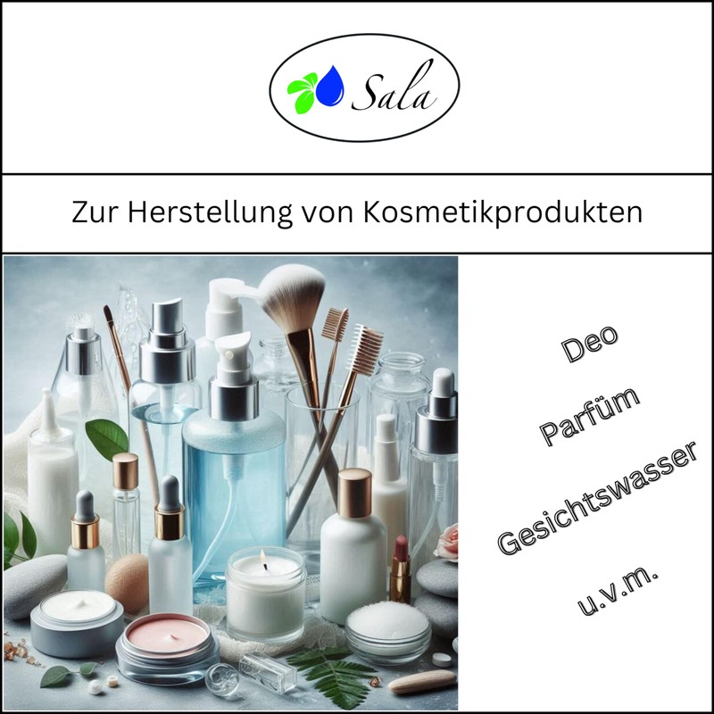 Sala Cosmetic Base Water 96% Alcohol 100 ml PET Bottle