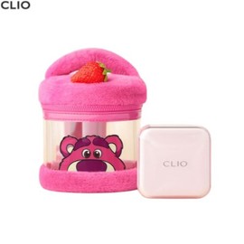 CLIO Kill Cover Mesh Glow Essential Cushion & Lasso Bear Beach Bag Special Set 2items [Toy Story Edition], Shade:21N Linen