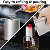 Tebery 8 oz Stainless Steel Hip Flask & Funnel Set,