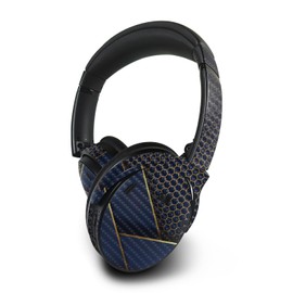 MightySkins Carbon Fiber Skin Compatible with Bose QuietComfort 45 Headphones Modern Hex | Protective, Durable Textured Carbon Fiber Finish | Easy to Apply | Made in The USA