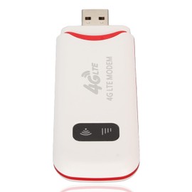 4G LTE USB Modem, Portable 4G Router with SIM Card Slot, High Speed 300Mbps, Portable Travel Hotspot Mini Router, Unlocked 4G Dongle, Up to 10 Users